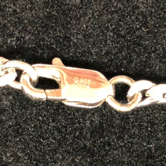 Amethyst Gemstone Flower Bib Necklace Sterling Silver 18 Inches NIB - Picture 10 of 11